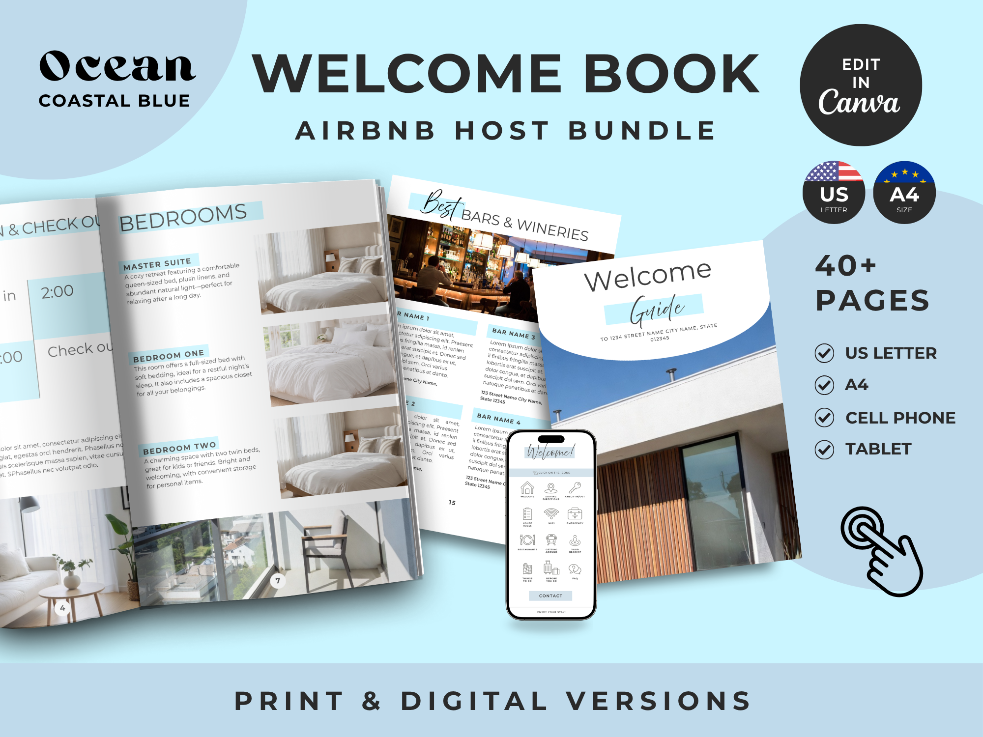 Grand Ocean - Coastal Blue Airbnb Host Welcome Book Bundle - Image 17