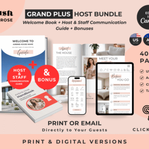 Grand Plus Blush Welcome Book Bundle