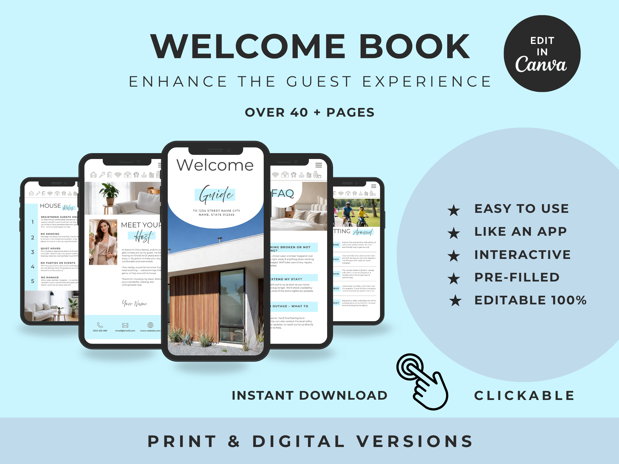 Grand Ocean - Coastal Blue Airbnb Host Welcome Book Bundle - Image 7