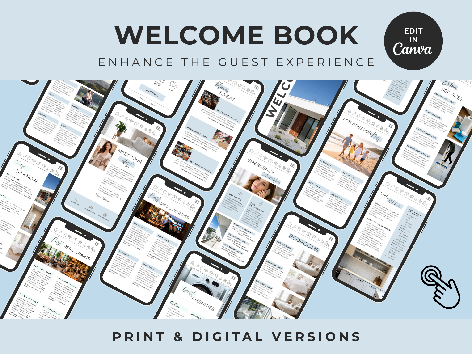 Sky Airbnb Welcome Book Bundle US Letter - Image 10