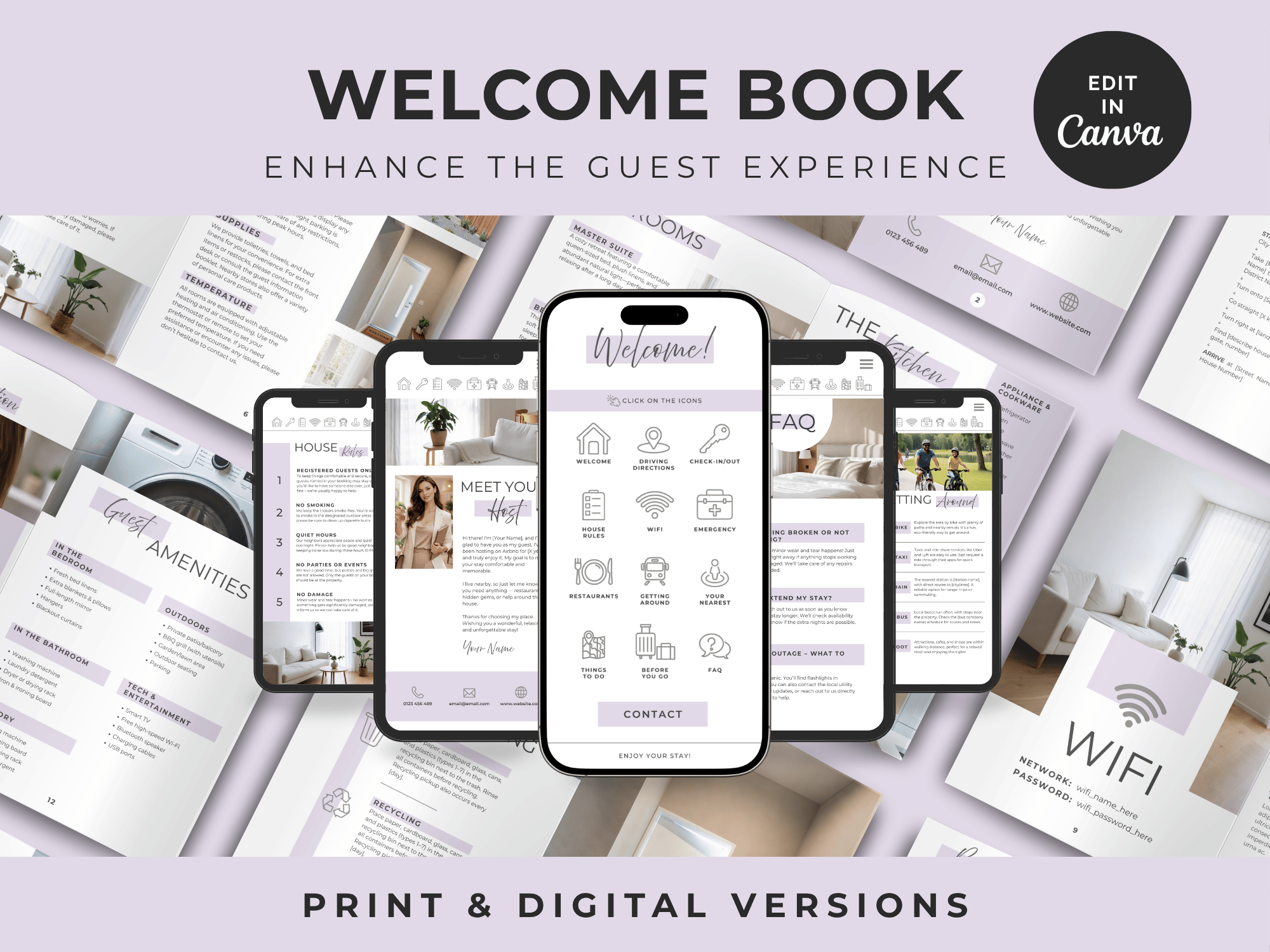 Grand Plus Lavender Airbnb Welcome Book Bundle - Image 10