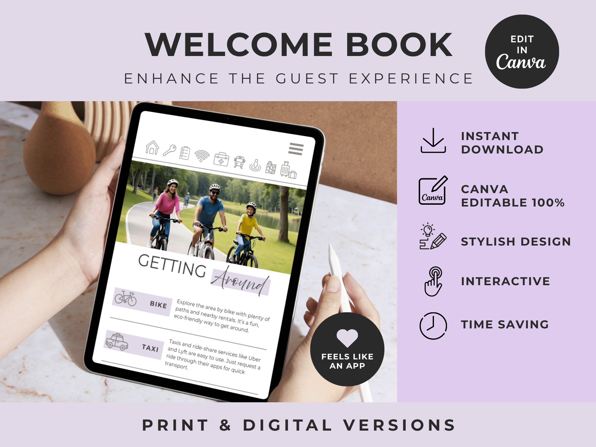 Grand Lavender Airbnb Host Welcome Book Bundle - Image 12
