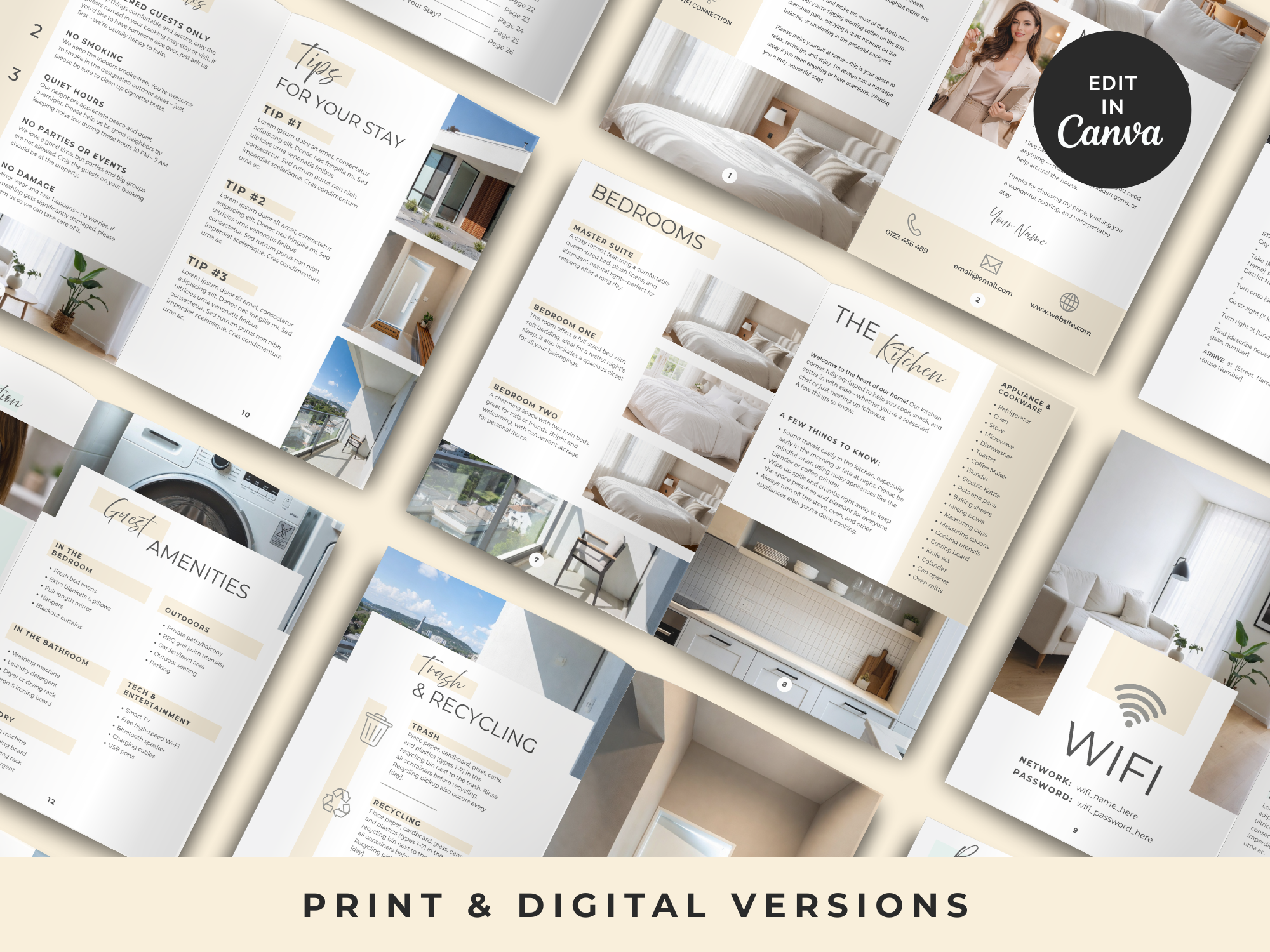 Grand Vanilla Airbnb Host Welcome Book Bundle - Image 12