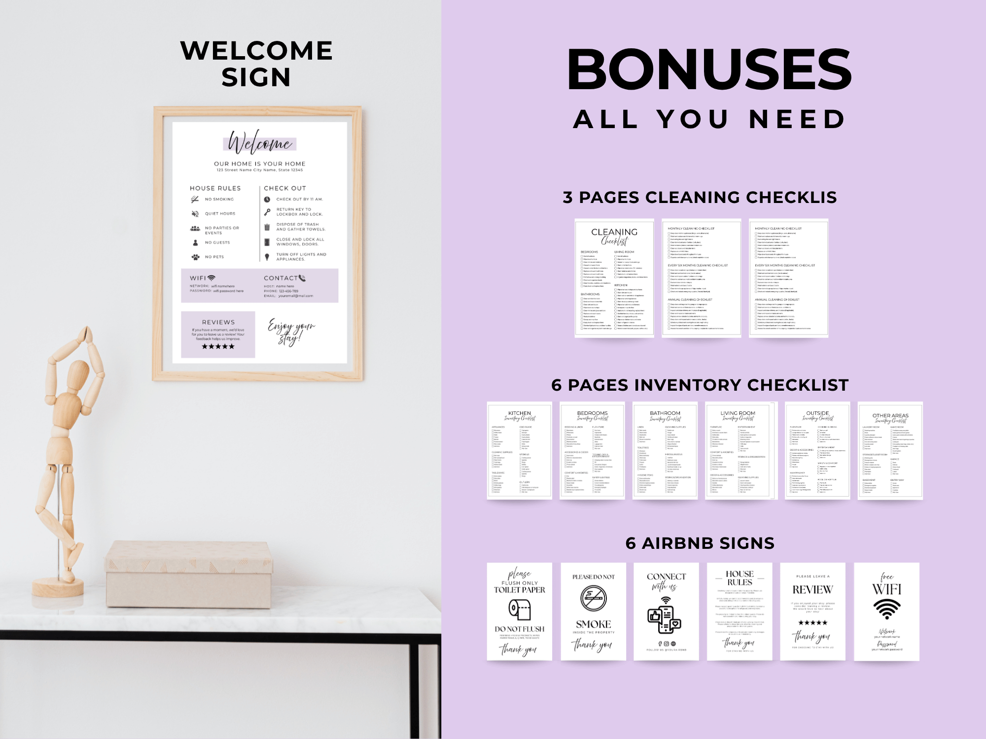 Grand Plus Lavender Airbnb Welcome Book Bundle - Image 11