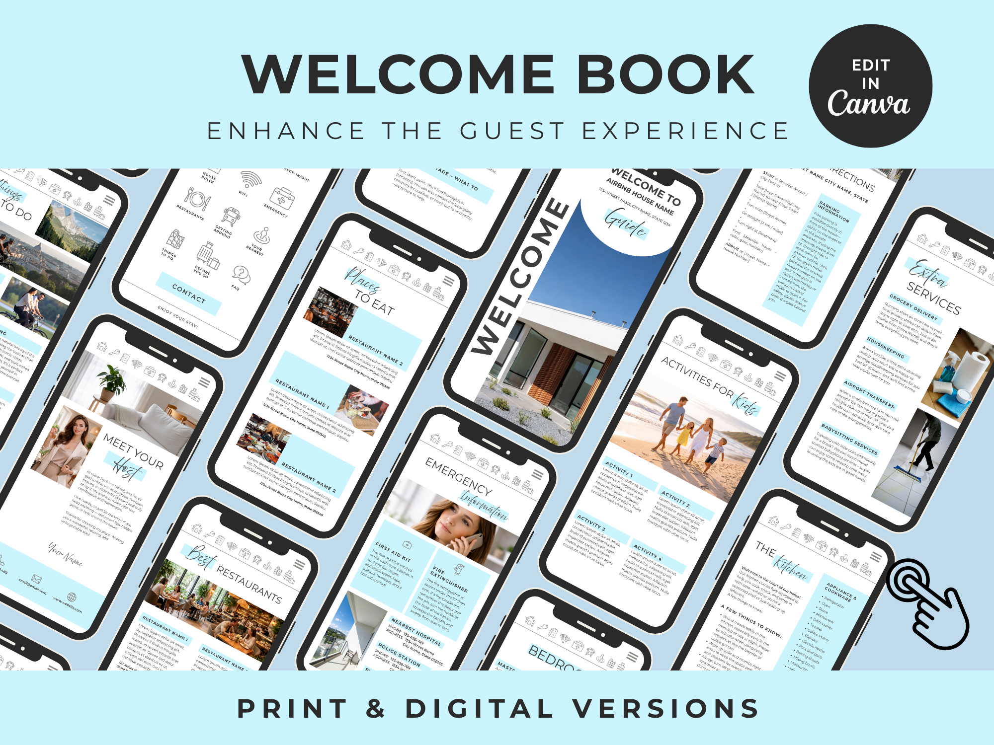 Grand Ocean - Coastal Blue Airbnb Host Welcome Book Bundle - Image 11