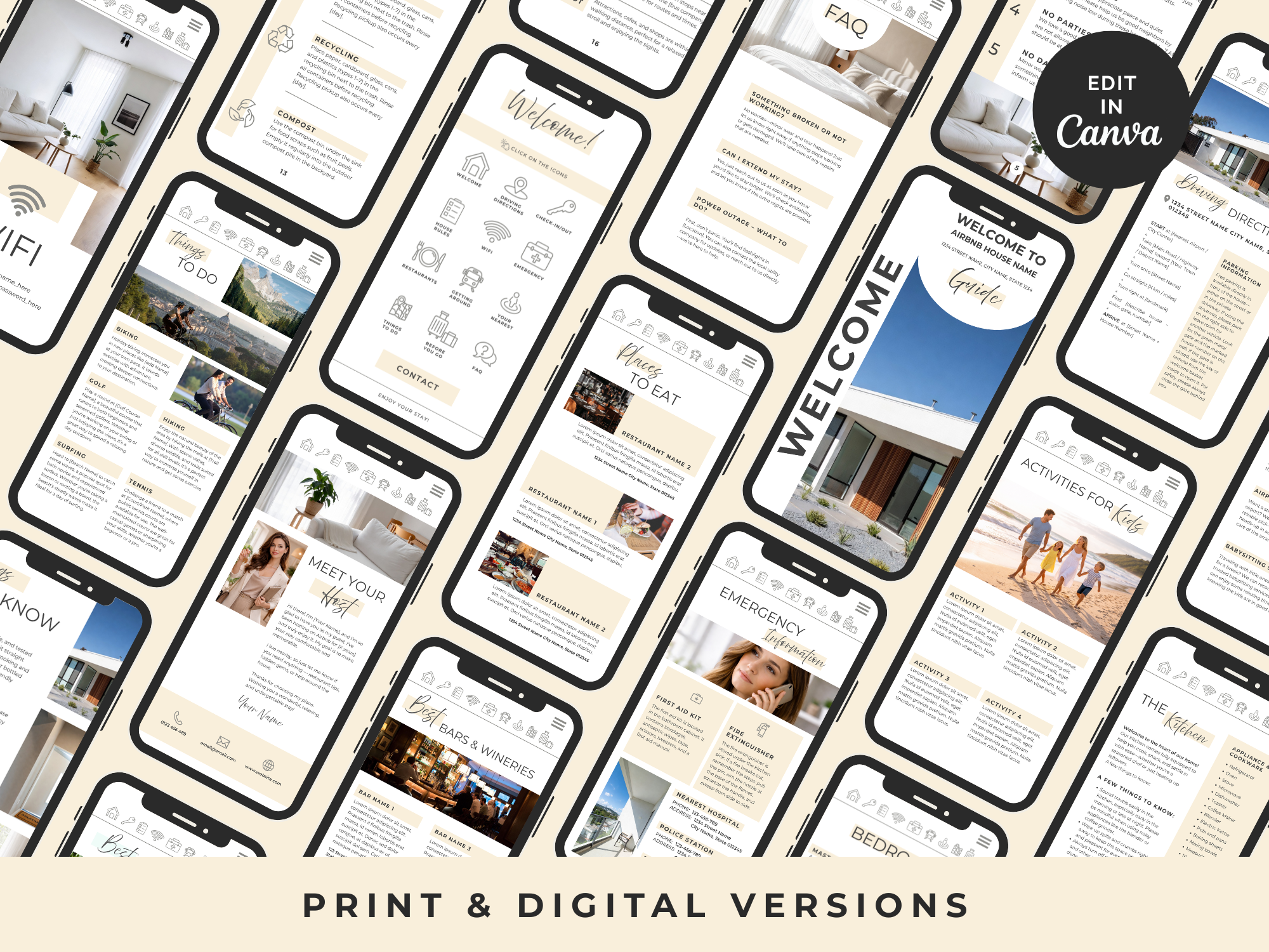 Grand Vanilla Airbnb Host Welcome Book Bundle - Image 14