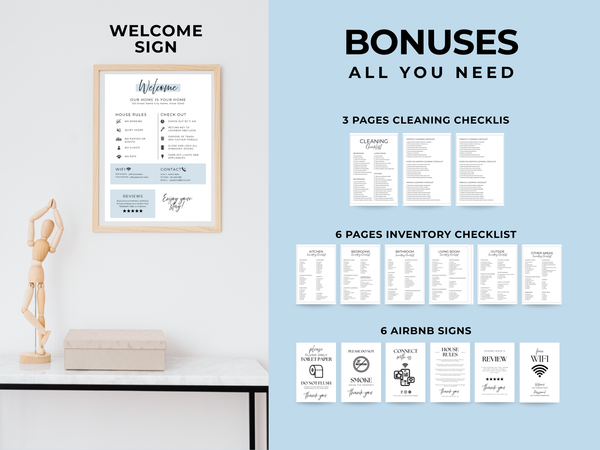 Sky Airbnb Welcome Book Bundle US Letter - Image 15