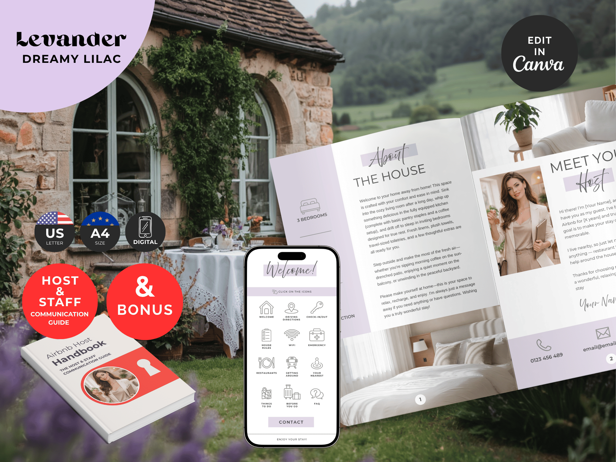 Grand Plus Lavender Airbnb Welcome Book Bundle - Image 13