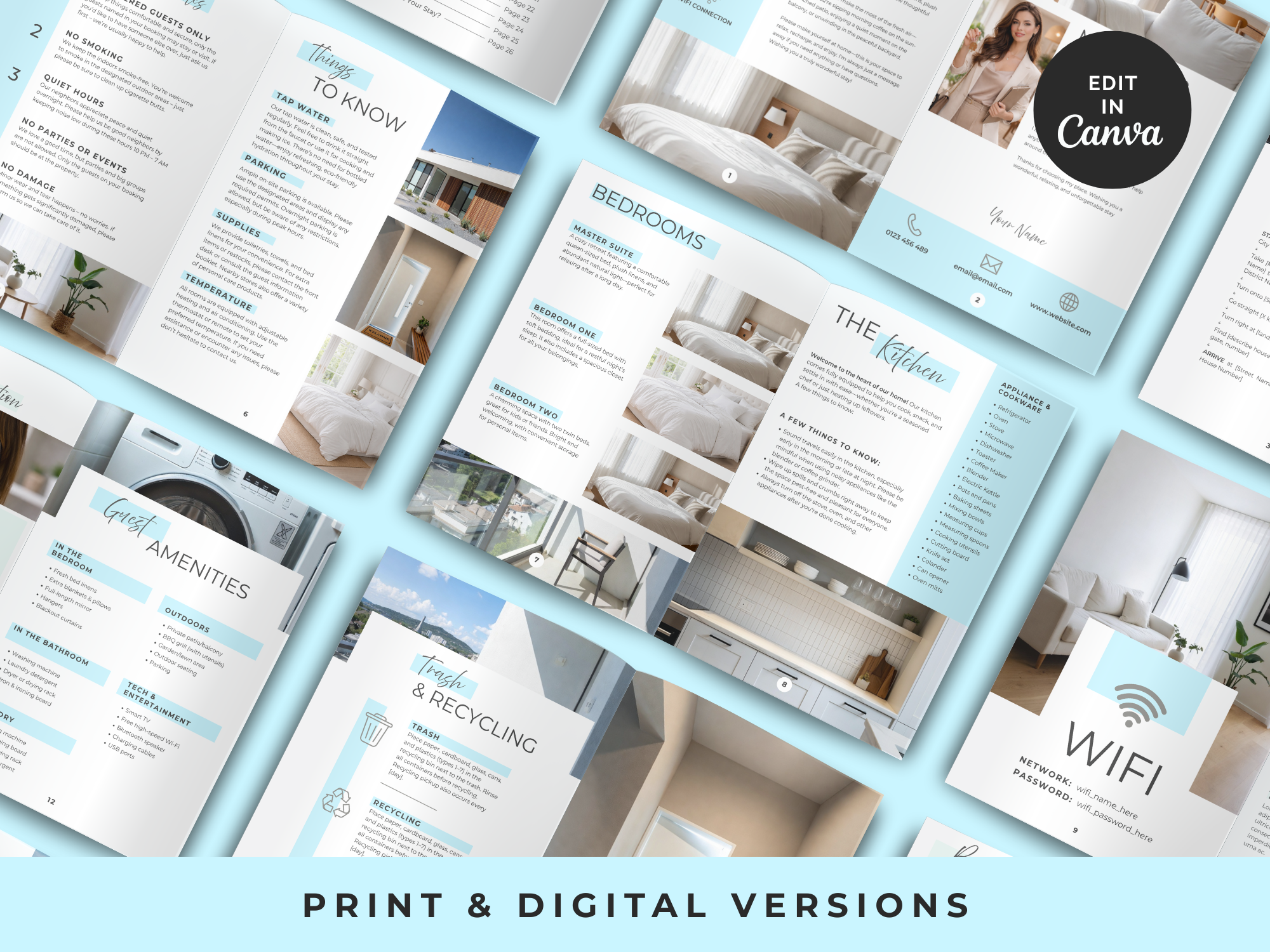 Grand Ocean - Coastal Blue Airbnb Host Welcome Book Bundle - Image 13