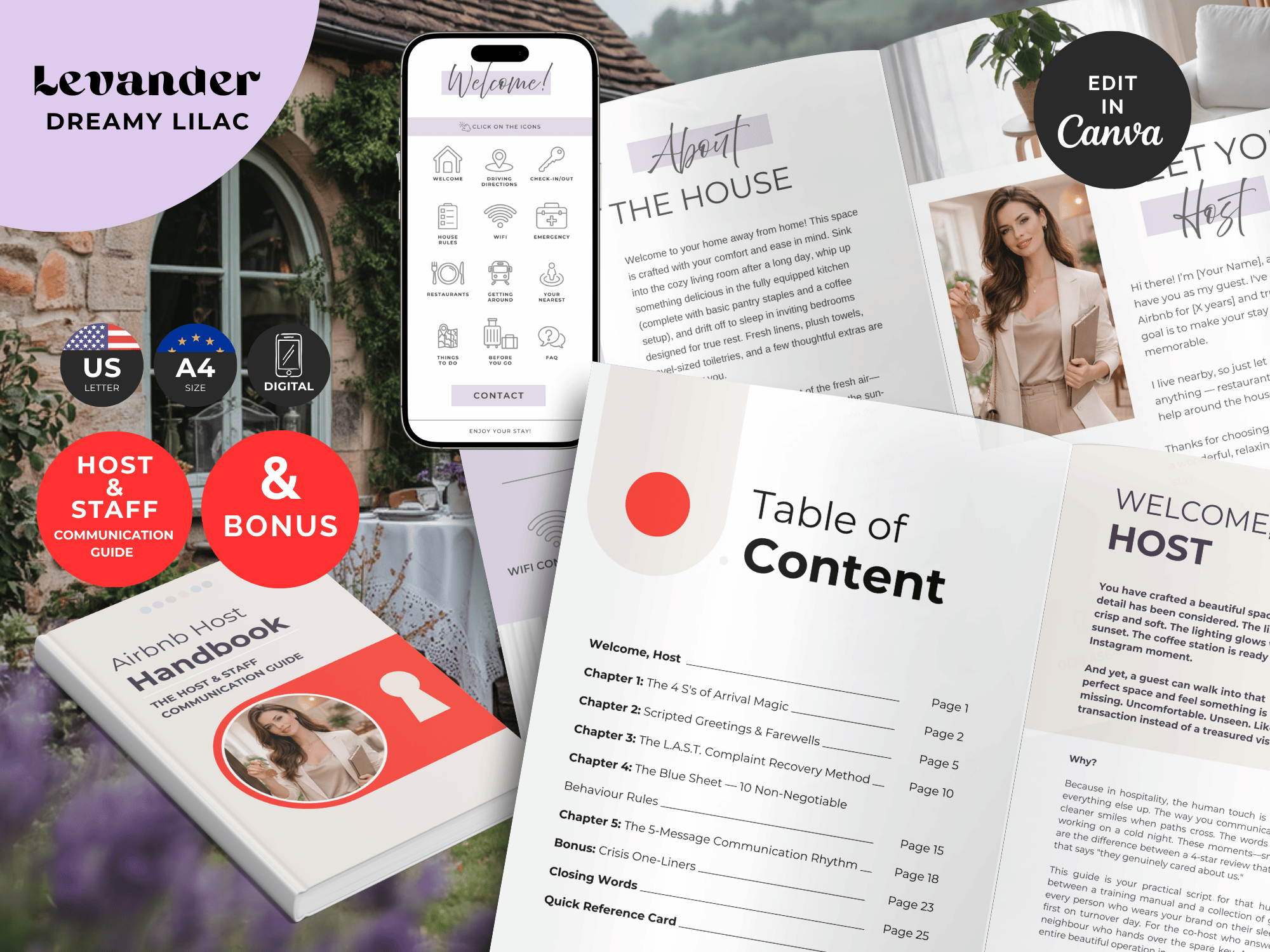 Grand Plus Lavender Airbnb Welcome Book Bundle - Image 18