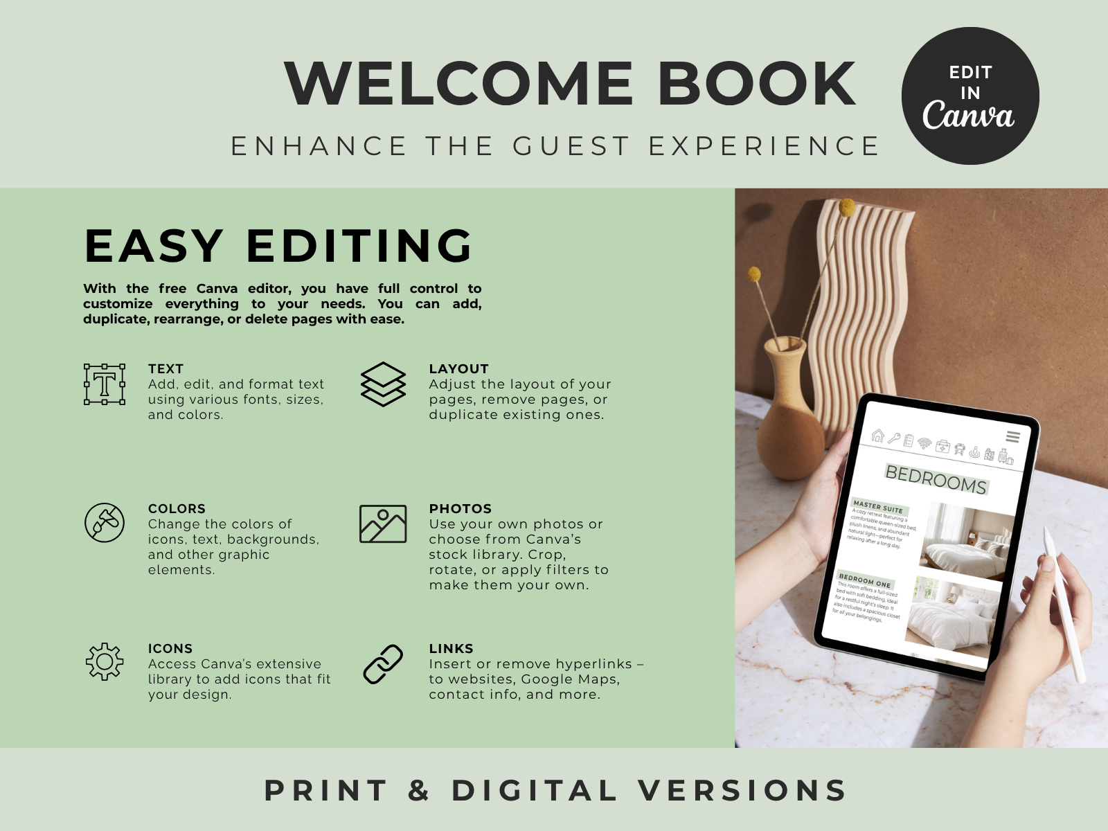 Sage Airbnb Welcome Book Bundle US Letter - Image 20