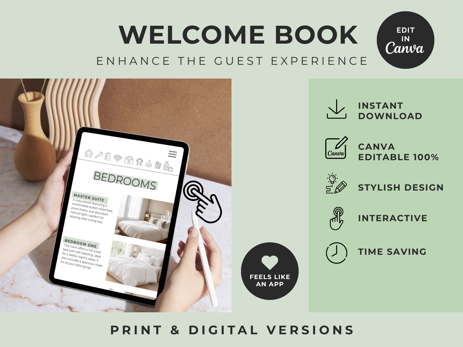 Sage Airbnb Welcome Book Bundle US Letter - Image 21
