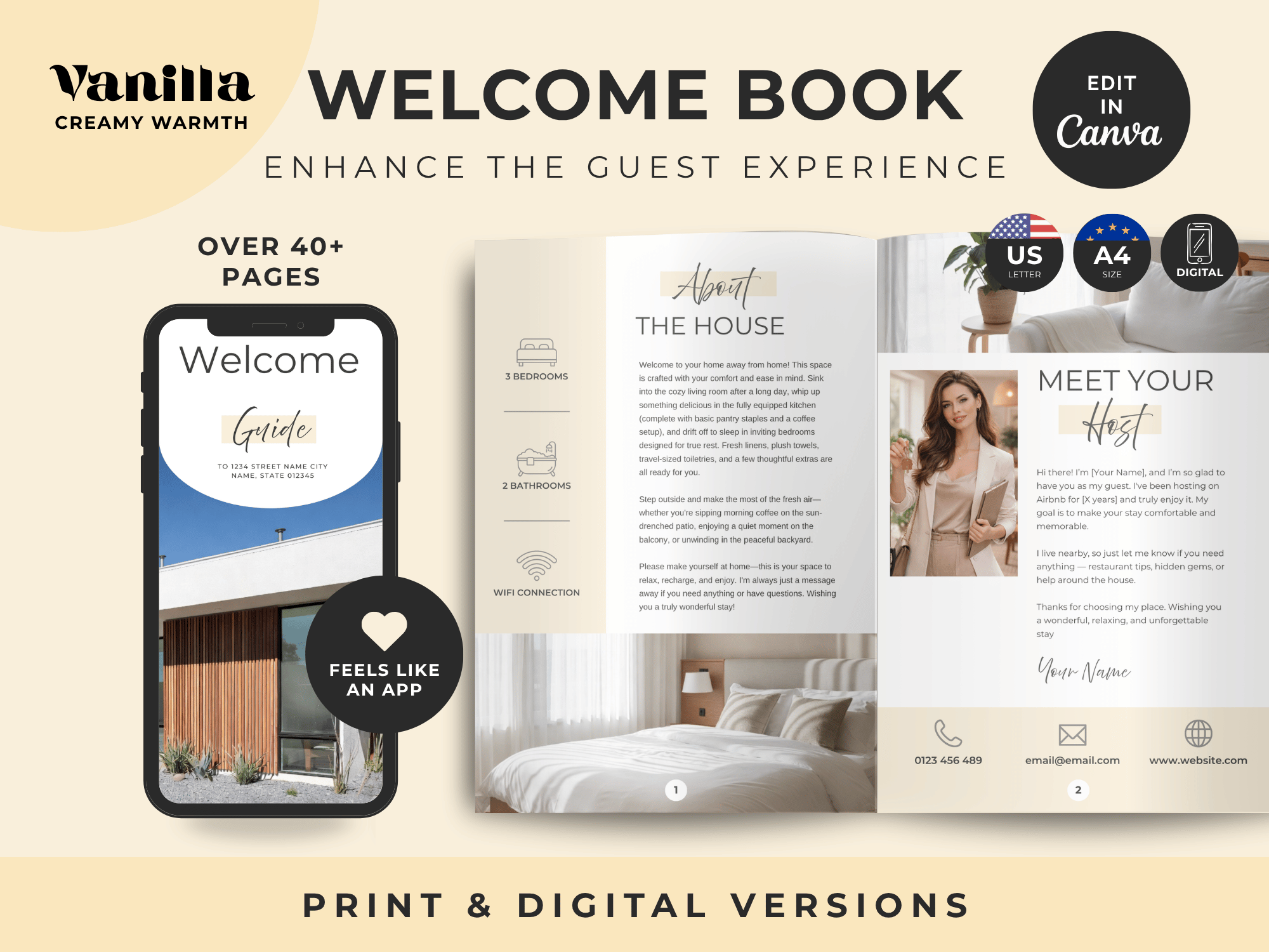 Grand Plus - Vanilla - Warmth - Airbnb Welcome book bundle - Image 2