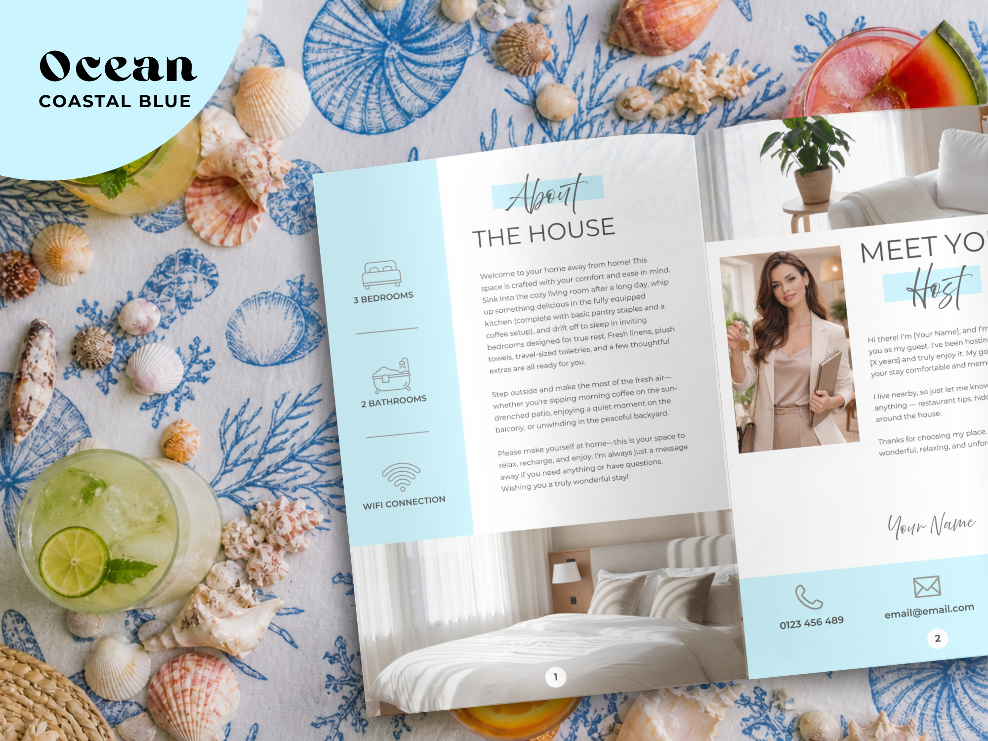 Grand Ocean - Coastal Blue Airbnb Host Welcome Book Bundle - Image 18