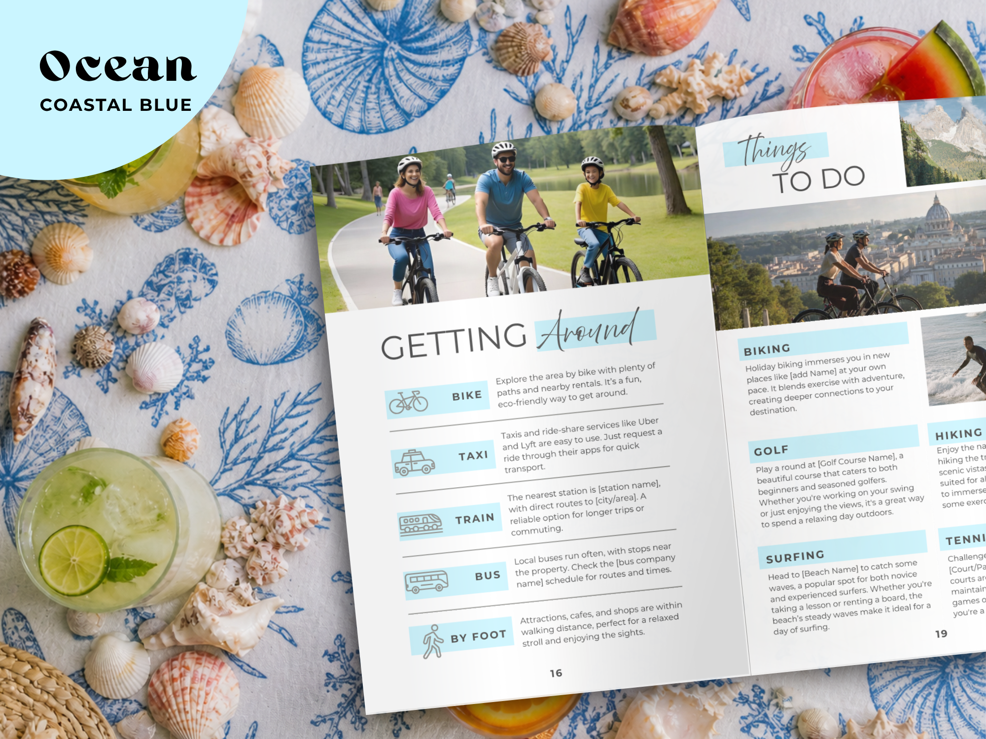 Grand Ocean - Coastal Blue Airbnb Host Welcome Book Bundle - Image 4