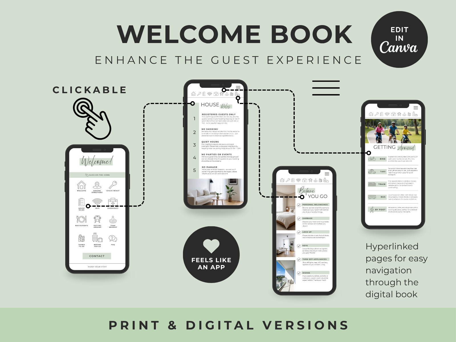 Sage Airbnb Welcome Book Bundle US Letter - Image 6