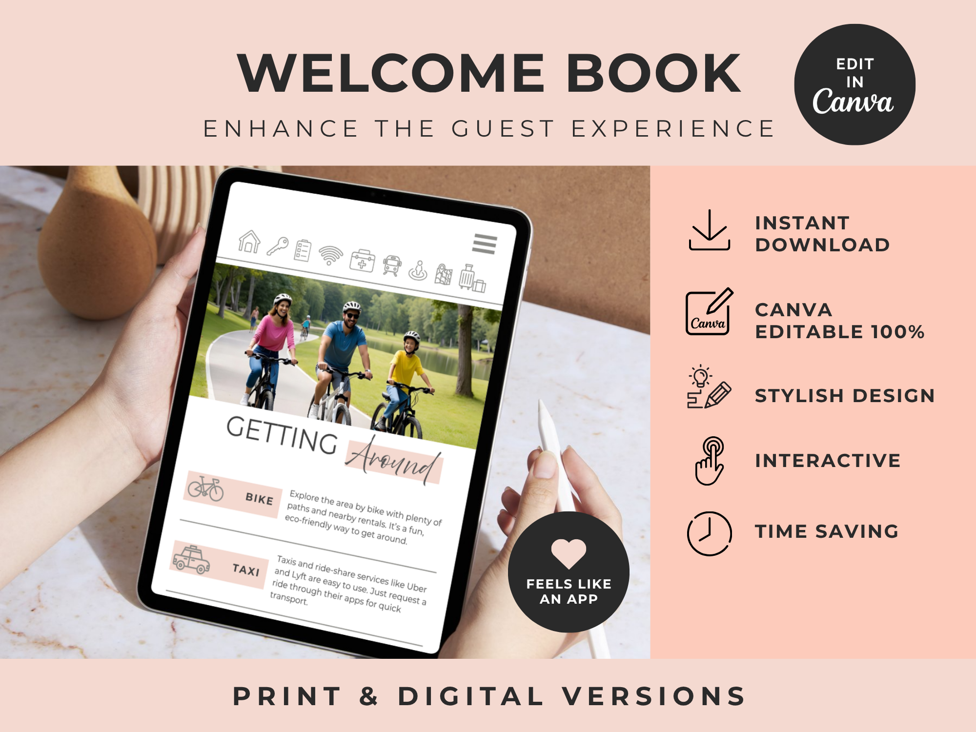 Grand Blush Airbnb Welcome Book Bundle - Image 6