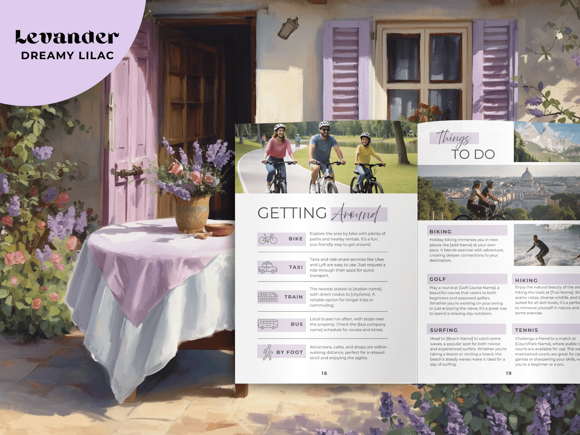 Grand Lavender Airbnb Host Welcome Book Bundle - Image 7
