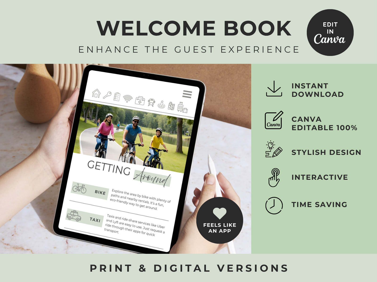 Sage Airbnb Welcome Book Bundle US Letter - Image 9