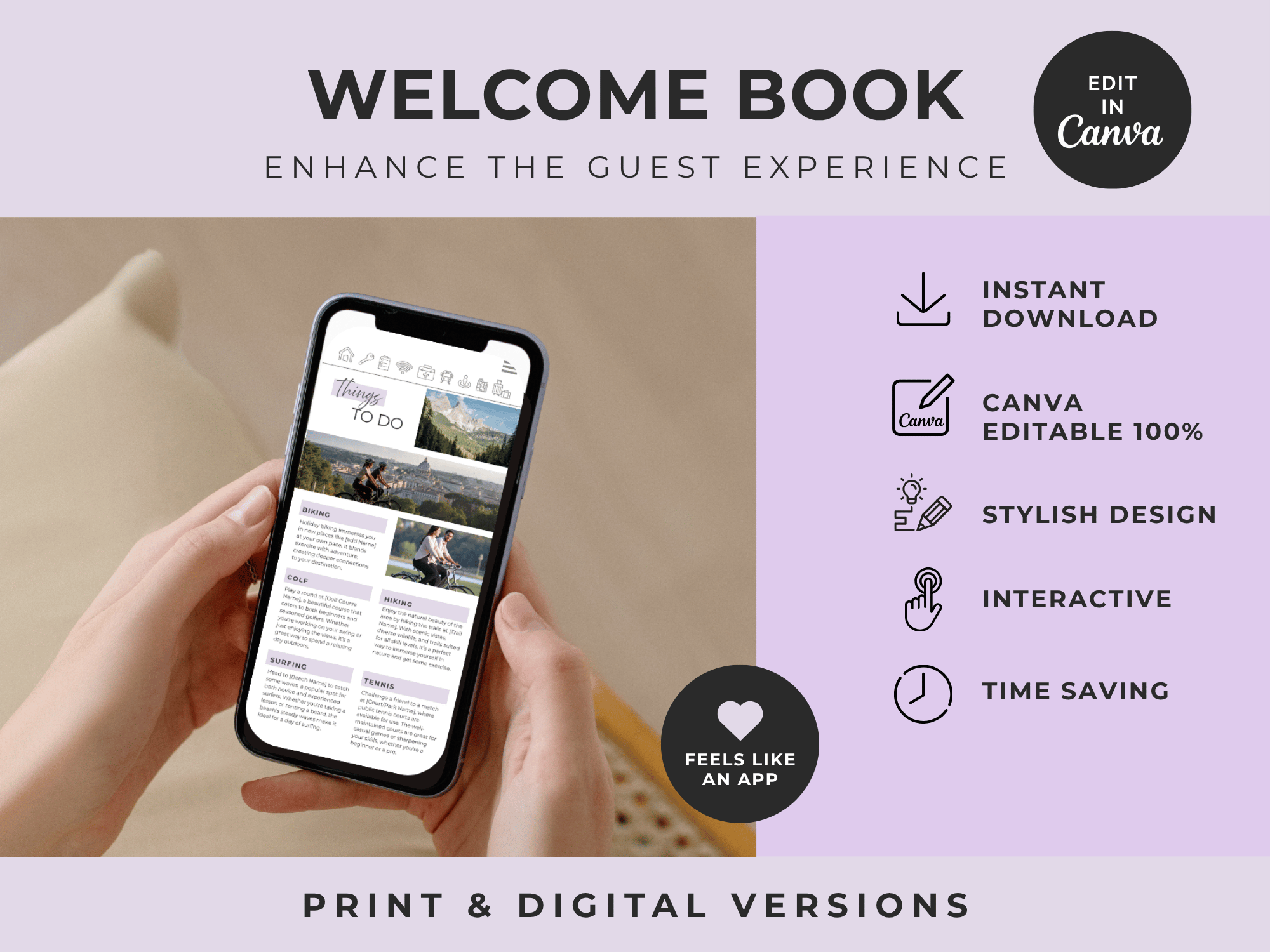 Grand Plus Lavender Airbnb Welcome Book Bundle - Image 6