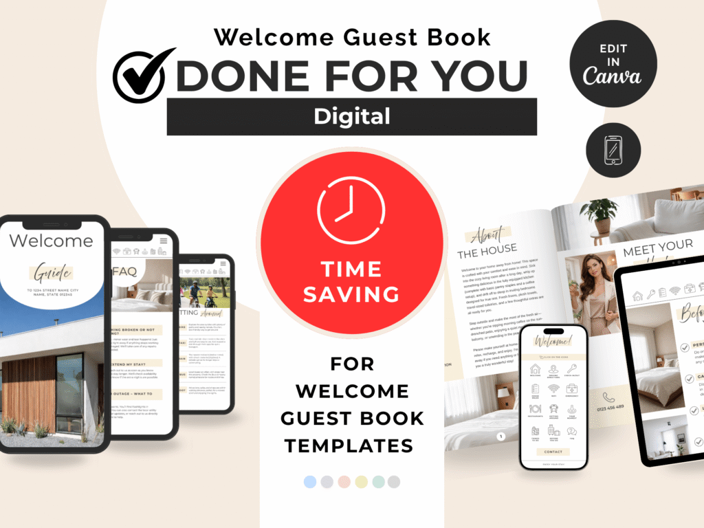 Done-For-You Airbnb Guest Book Editing - Digital Only