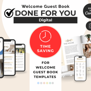 Done-For-You Airbnb Guest Book Editing - Digital Only