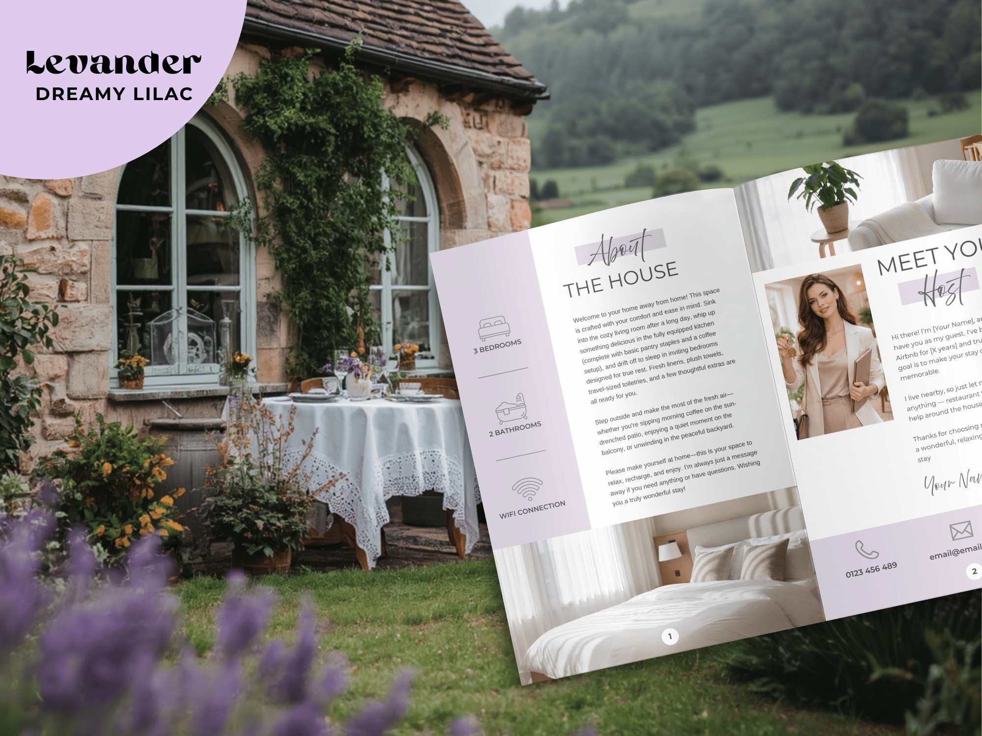 Grand Lavender Airbnb Host Welcome Book Bundle - Image 9