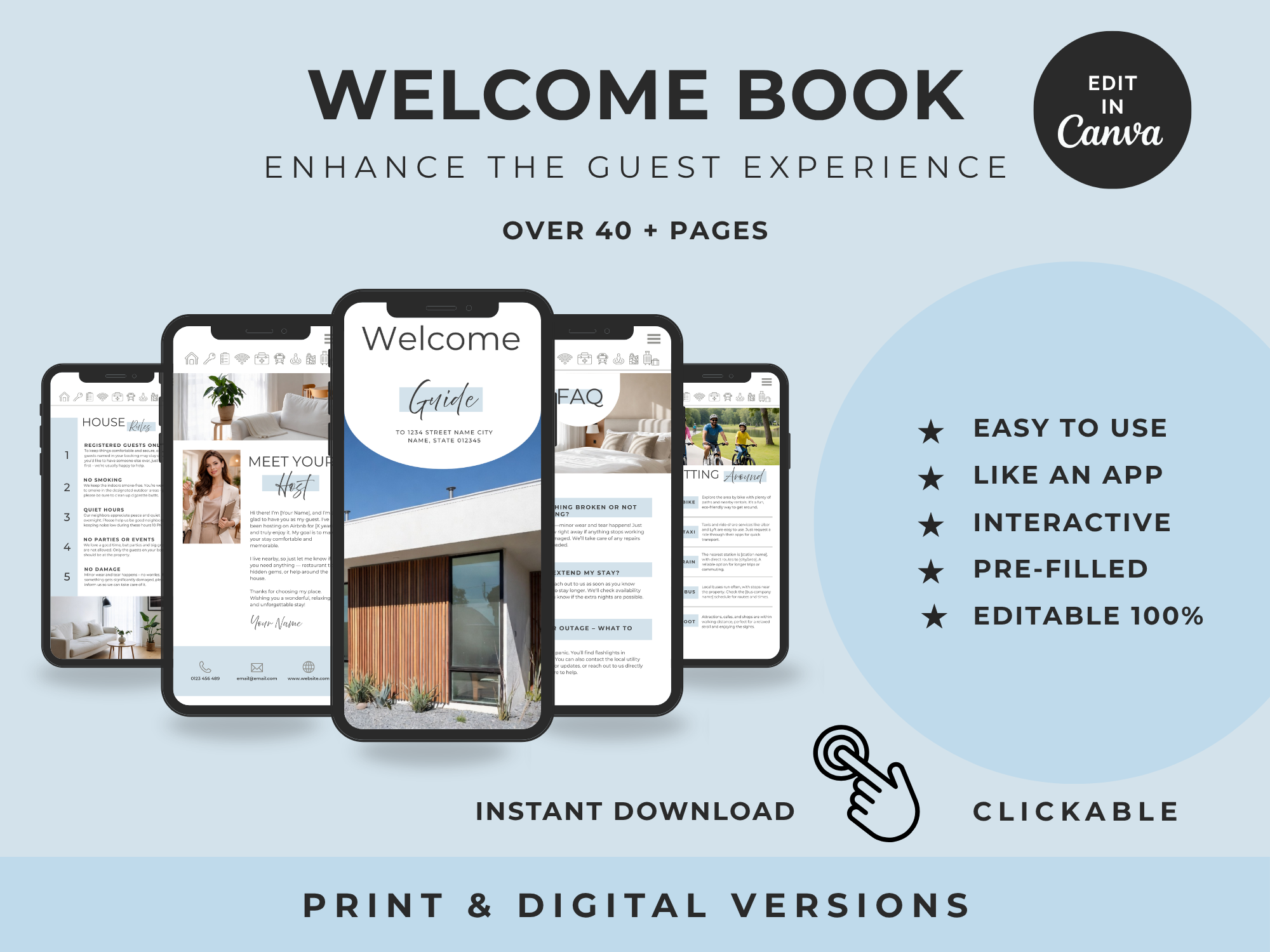 Sky Airbnb Welcome Book Bundle US Letter - Image 8