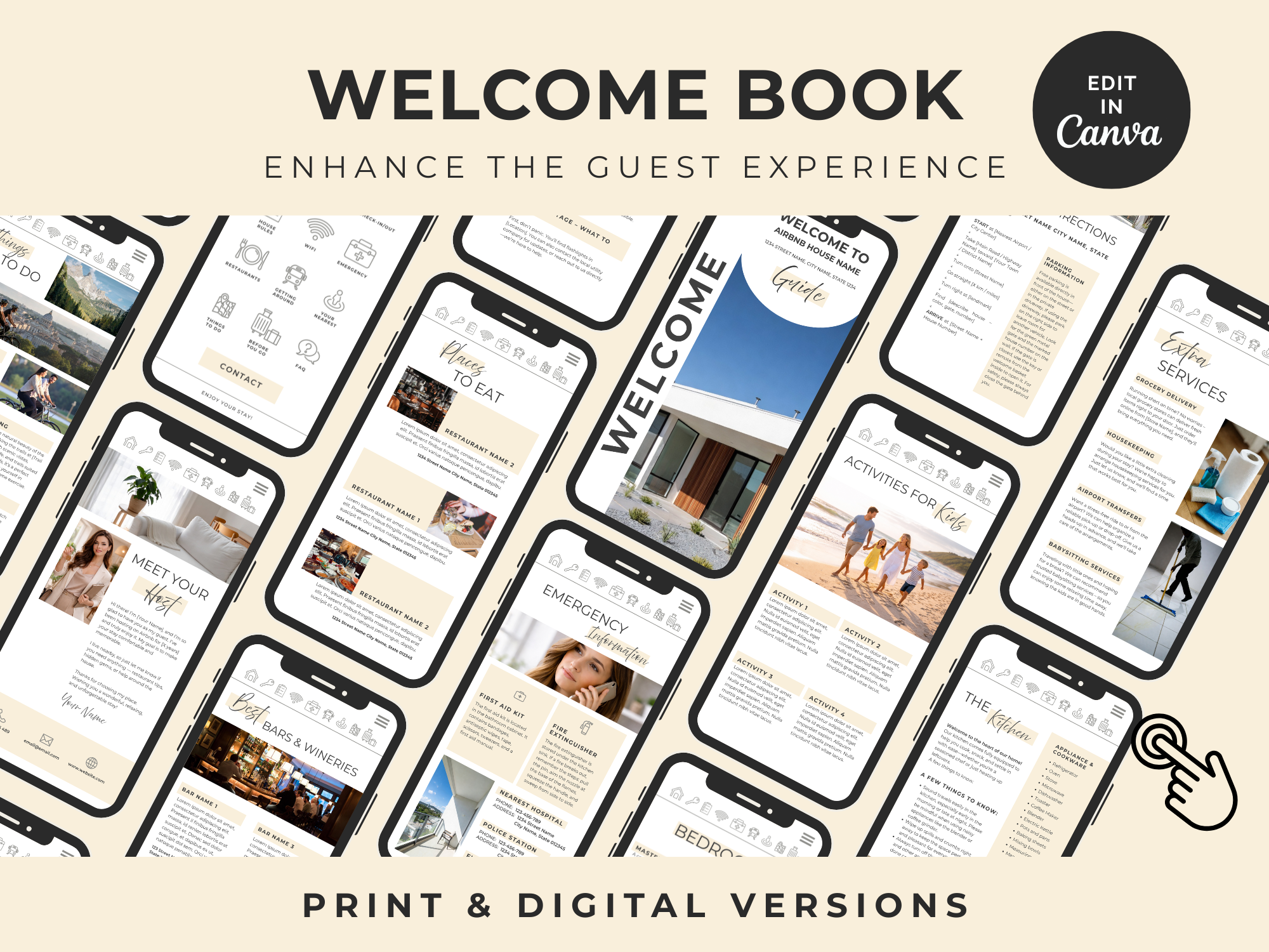Grand Vanilla Airbnb Host Welcome Book Bundle - Image 10