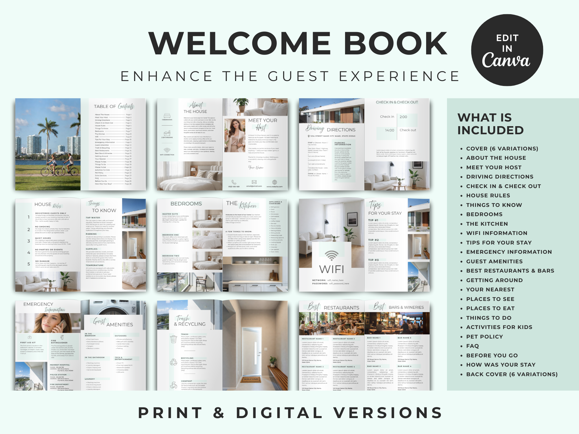 Grand Mint Airbnb Welcome Book Bundle - Image 17