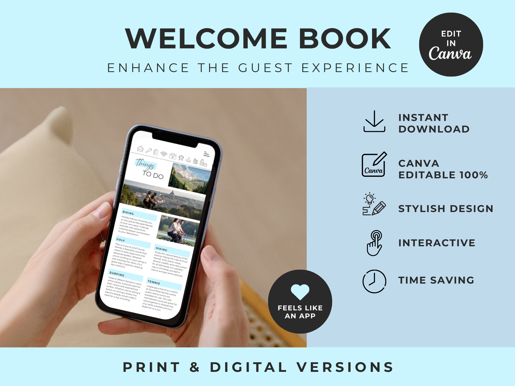 Grand Ocean - Coastal Blue Airbnb Host Welcome Book Bundle - Image 9