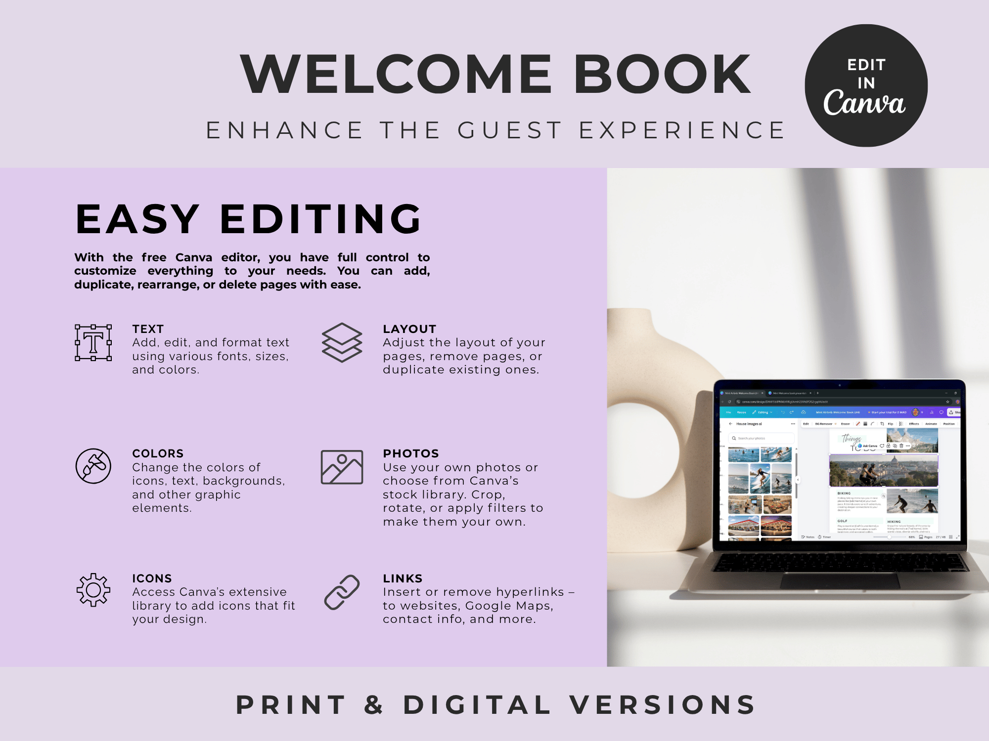 Grand Plus Lavender Airbnb Welcome Book Bundle - Image 9