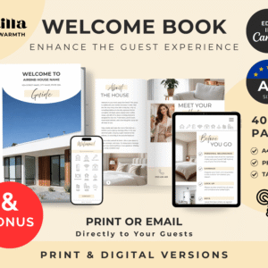 Vanilla Welcome Book Bundle A4 Size