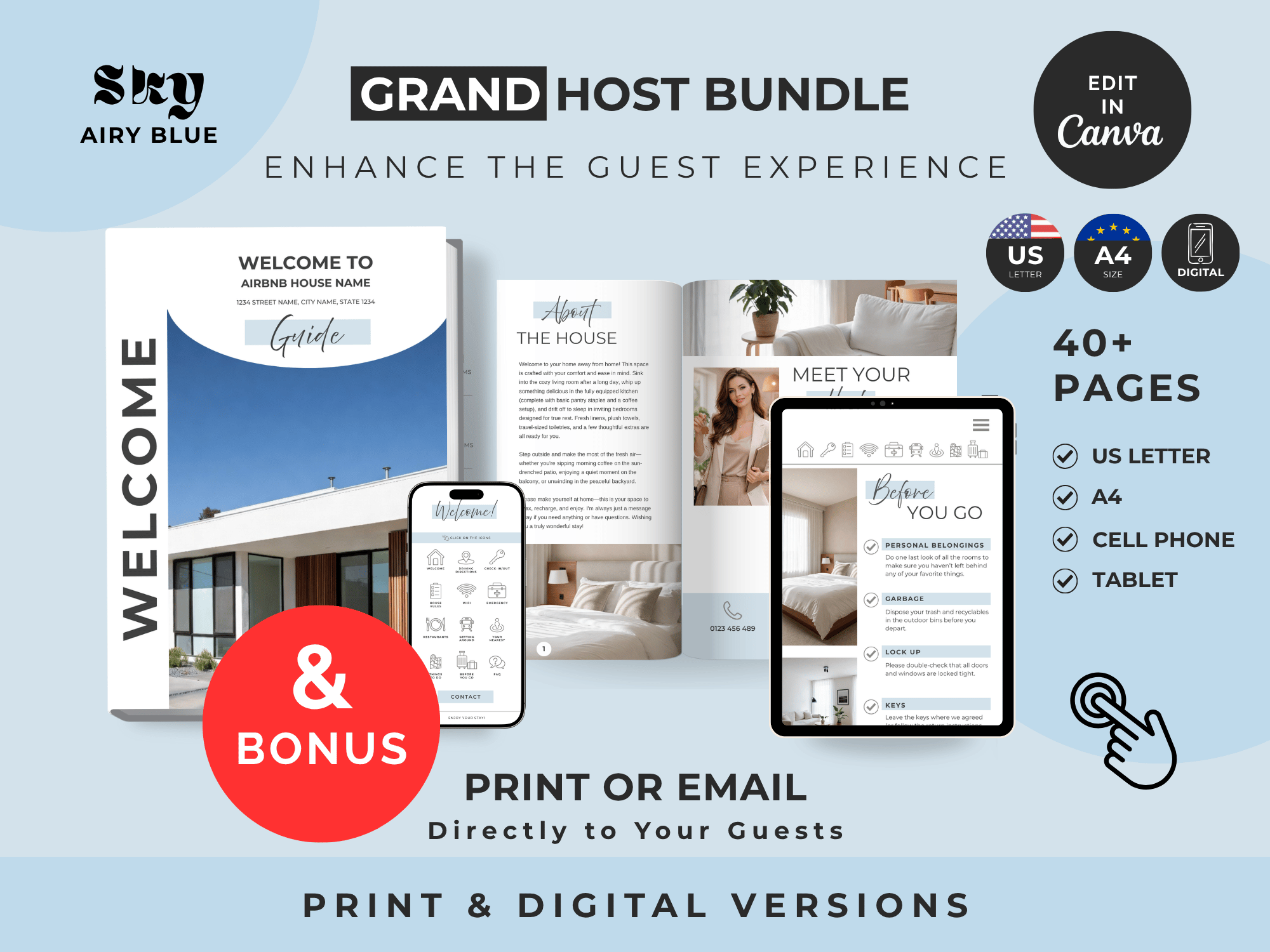 Grand Sky Welcome Book Bundle