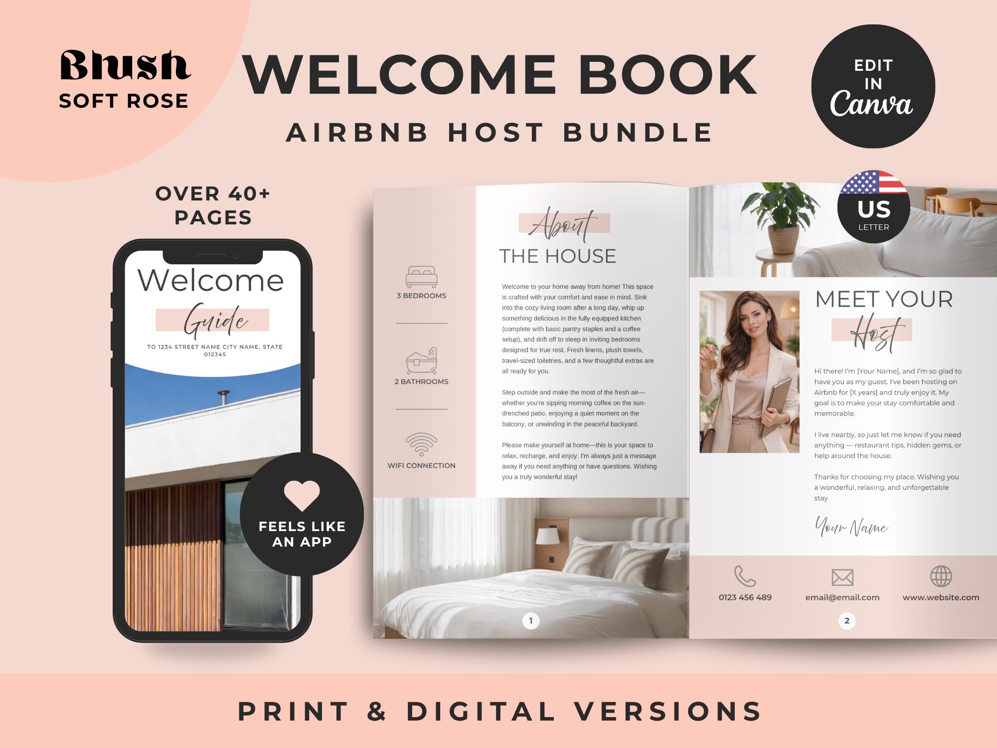 US Letter Blush Welcome Book Bundle - Image 2