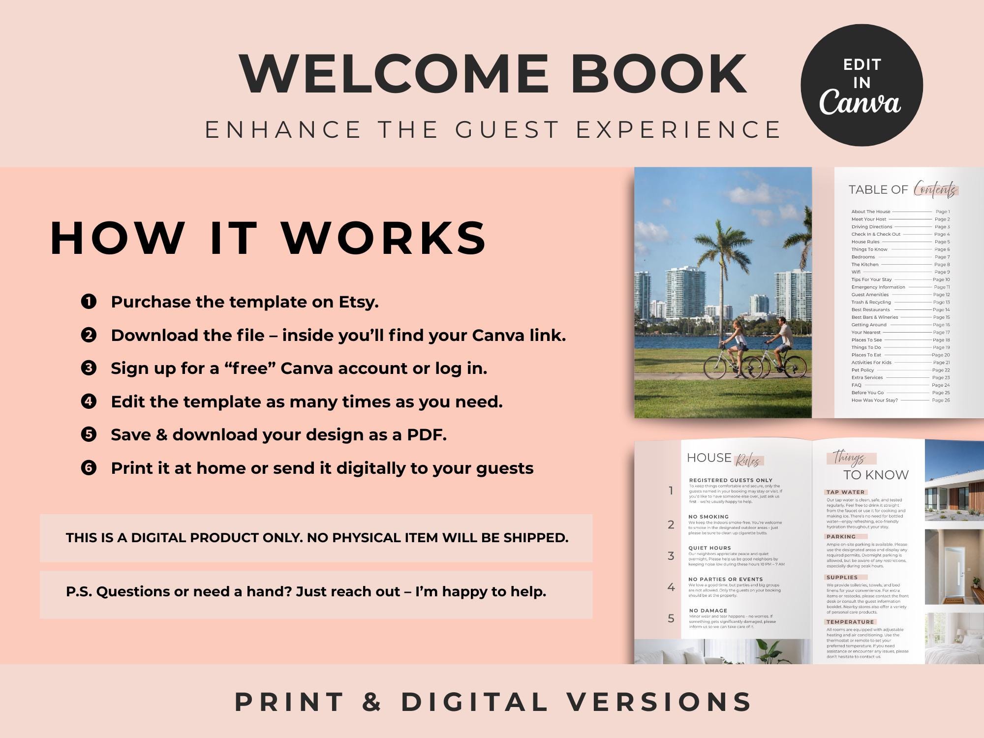 US Letter Blush Welcome Book Bundle - Image 16