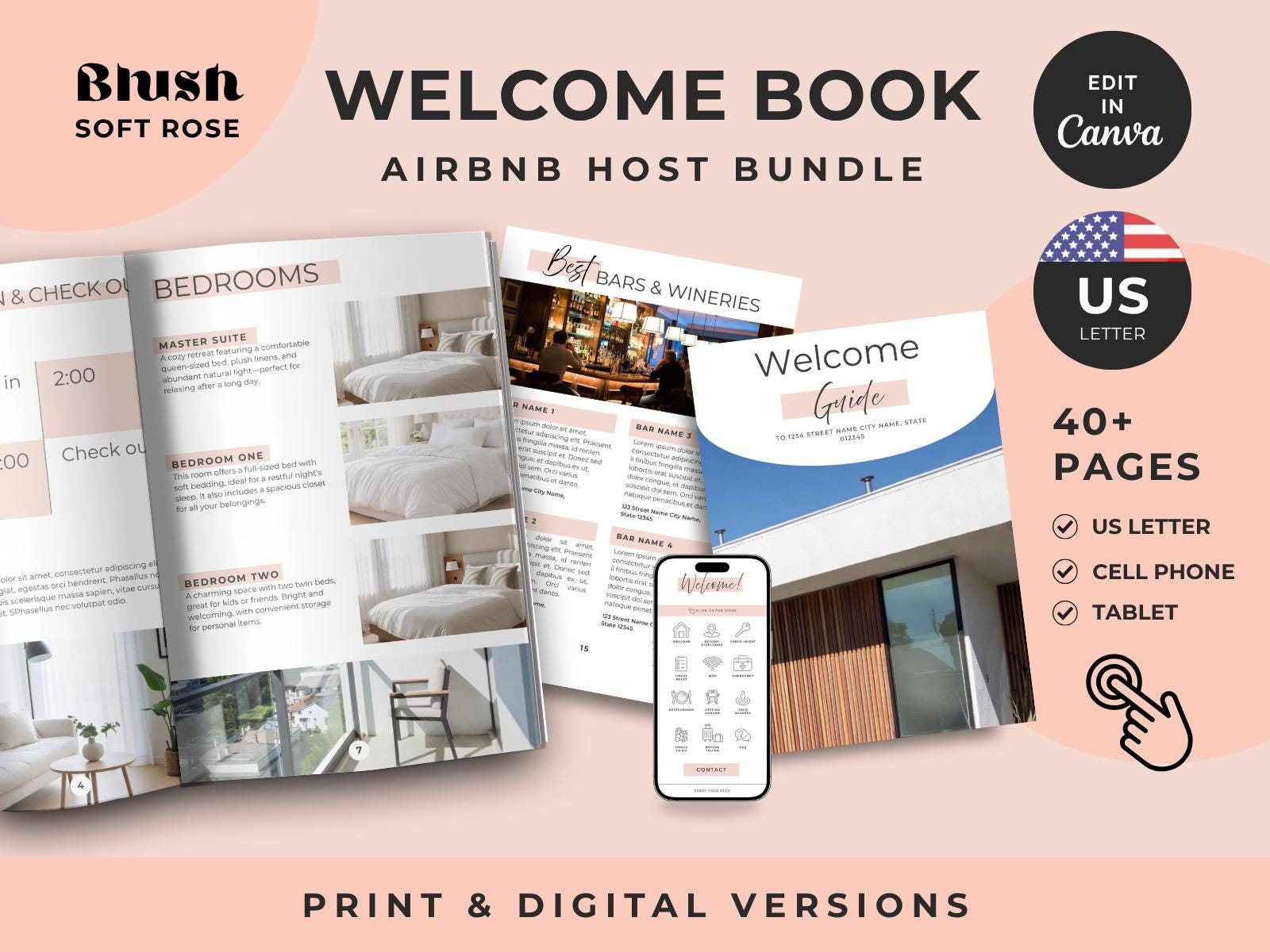 US Letter Blush Welcome Book Bundle - Image 17