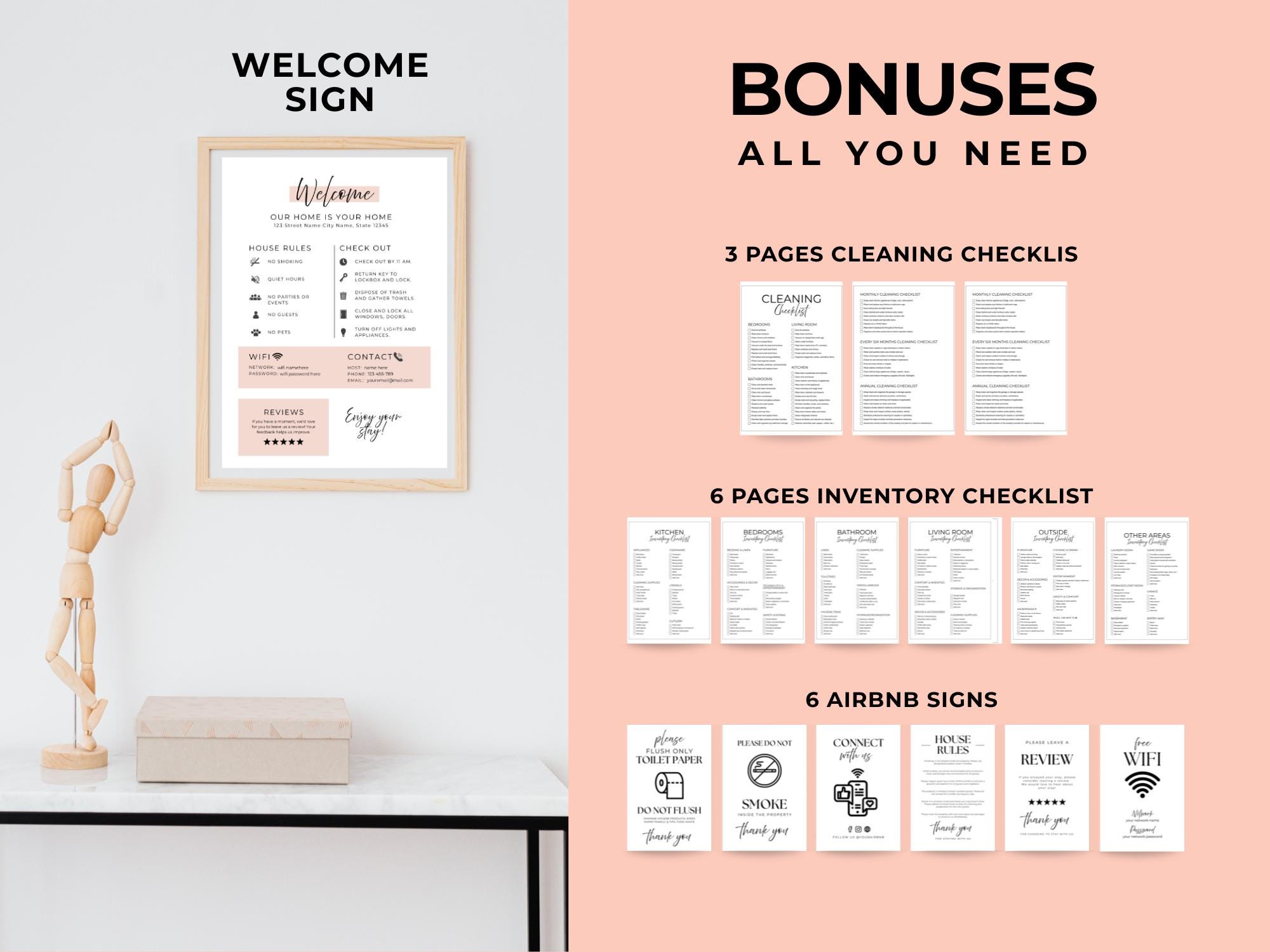 US Letter Blush Welcome Book Bundle - Image 15