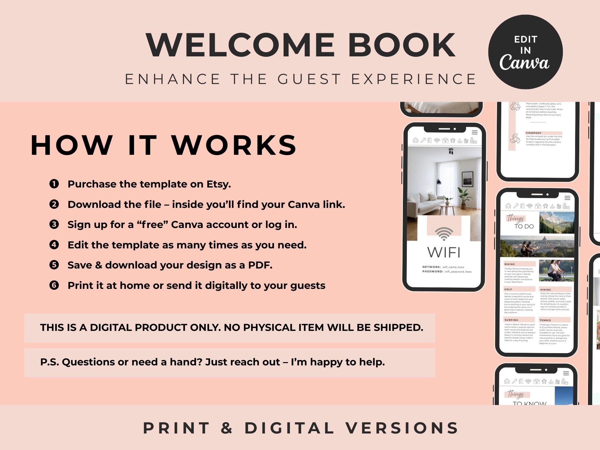US Letter Blush Welcome Book Bundle - Image 18