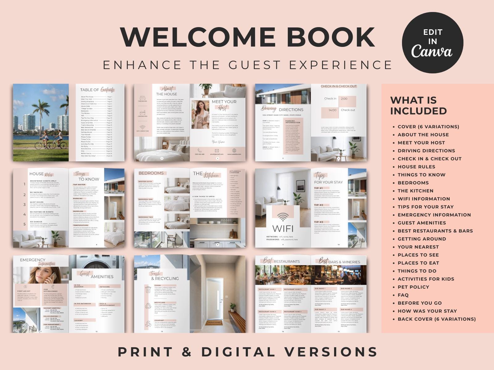 US Letter Blush Welcome Book Bundle - Image 11