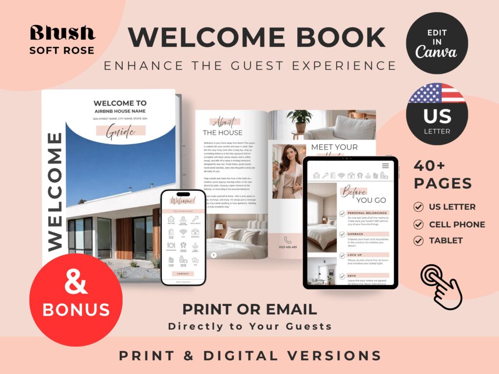 Blush Welcome Book Bundle US Letter