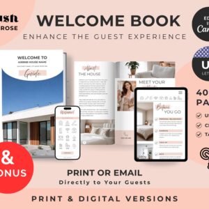 US Letter Blush Welcome Book Bundle