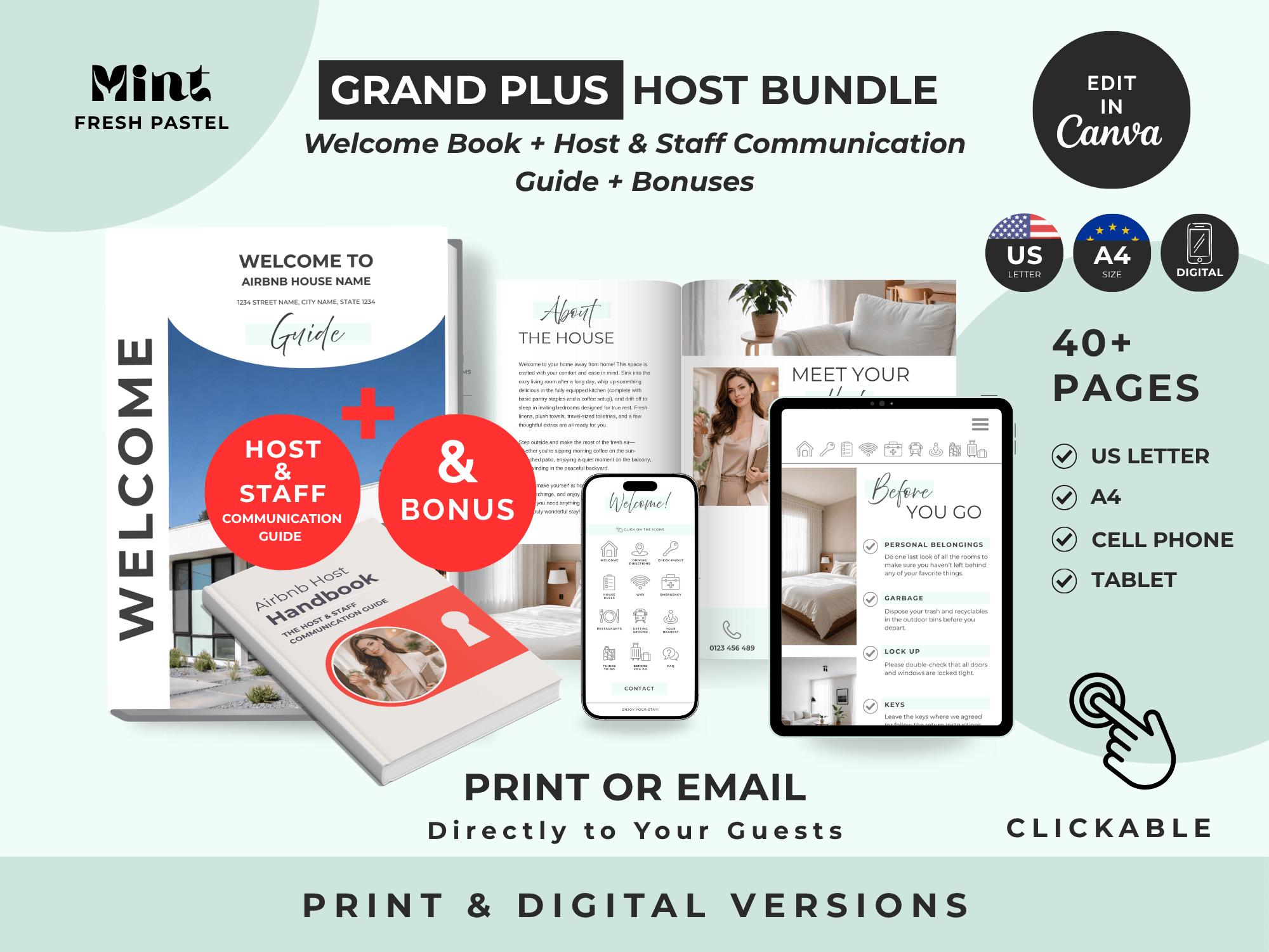 Grand Plus - Mint - Fresh Pastel Welcome Book Bundle